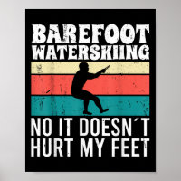 Barfuß-Wasserskilaufen Nein, es schmerzt meine Füß