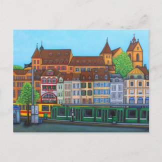 Barfüsserplatz Rendez-vous PostCard von Lisa Loren Postkarte