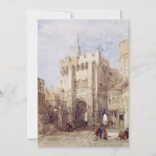 Bargate Gatehouse in Southampton City Einladung (Vorderseite)