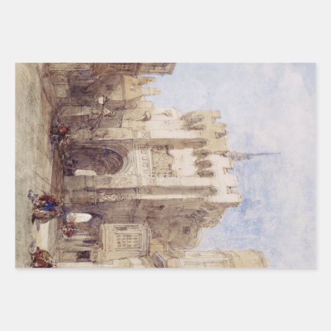 Bargate Gatehouse in Southampton City Geschenkpapier Set (Vorderseite)