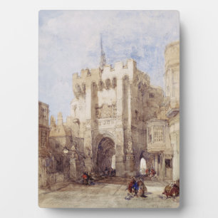 Bargate Torhaus in Southampton City Fotoplatte