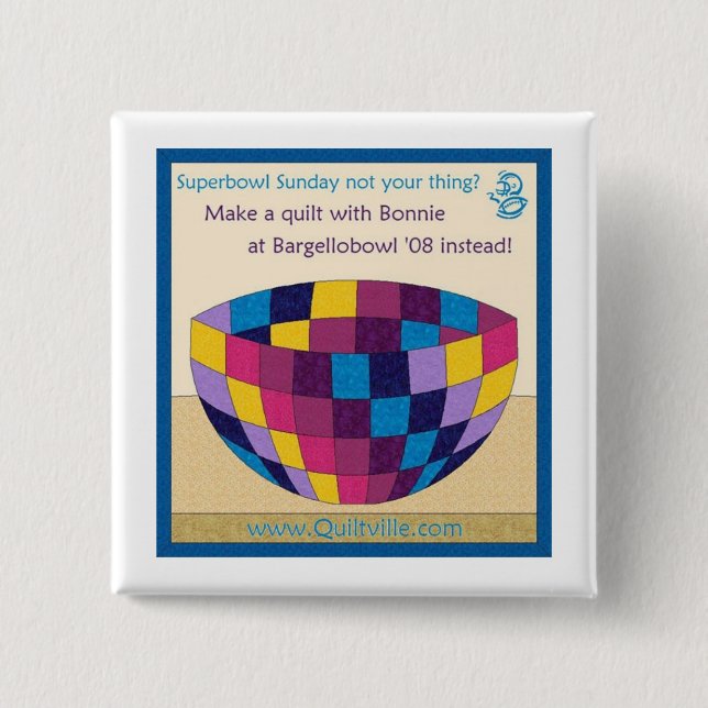 Bargello Schüssel-Button Button (Vorderseite)