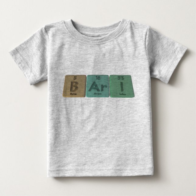 Bari als Bor-Argon-Jod Baby T-shirt (Vorderseite)
