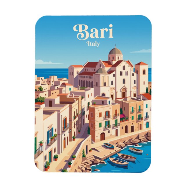 Bari, Italien Magnet (Vertikal)