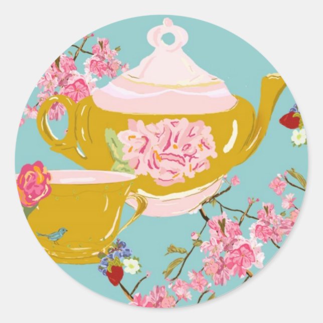 Bari J. Tea Party Stickers (Vorderseite)