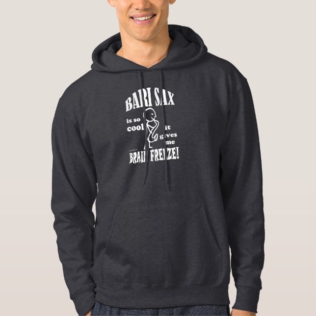 Bari Sax, Brain Freeze Hoodie (Vorderseite)