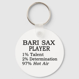 Bari Sax Hot Air Schlüsselanhänger