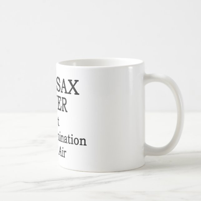 Bari Sax Hot Air Tasse (Rechts)