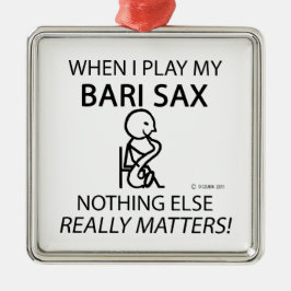 Bari Sax Nichts anderes zählt Ornament Aus Metall