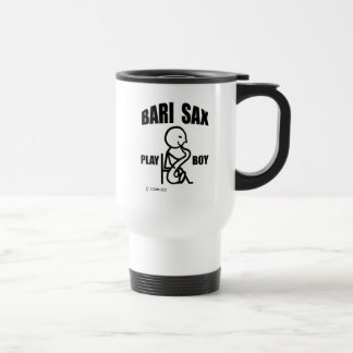 Bari Sax Play Boy Travel Mug Reisebecher