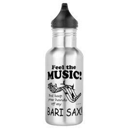 Bari Sax spürt die Musik Edelstahlflasche