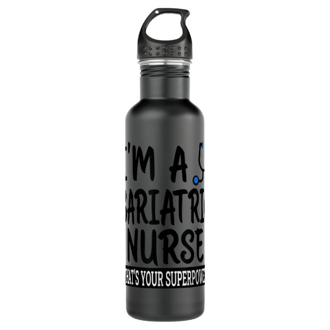 Bariatric Nurse Funny Nursing School & Medical App Edelstahlflasche (Vorderseite)