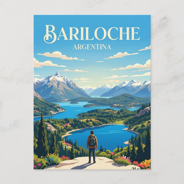 BARILOCHE ARGENTINIEN POSTKARTE (Vorderseite)