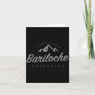 Bariloche Bergurlaub Skifahren Argentinien  Karte