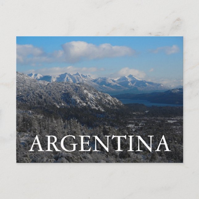 Bariloche, Rio Negro, Argentinien Postkarte (Vorderseite)