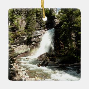 Baring Falls at Glacier National Park Keramikornament