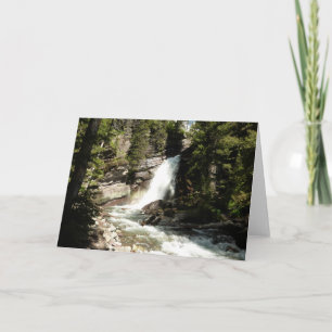 Baring Falls im Glacier National Park Karte