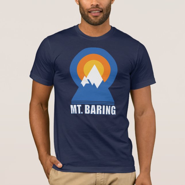 Baring Mountain Sunset T-Shirt (Vorderseite)