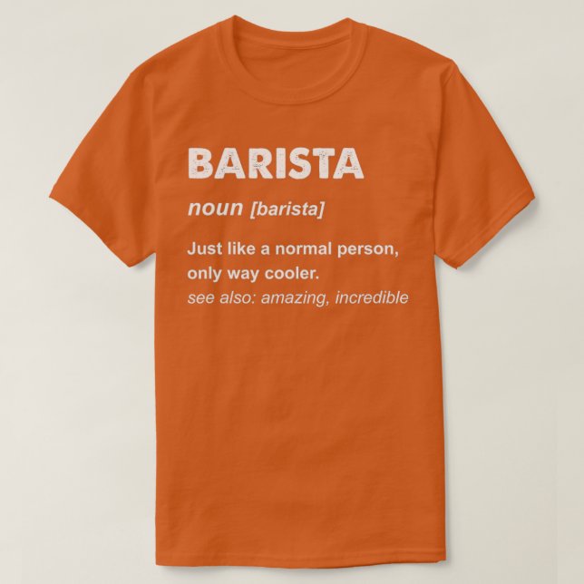 Barista 45 T-Shirt (Design vorne)