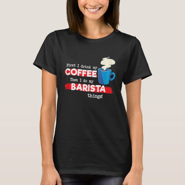 Barista and Coffee  Tank Top (Vorderseite)