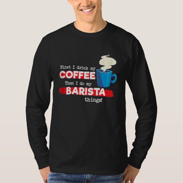Barista and Coffee  Tank Top (Vorderseite)