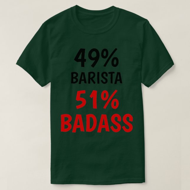 Barista Badass T-Shirt (Design vorne)