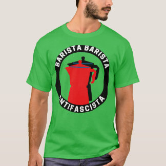 Barista Barista AntifascistaAntifascista 3 T-Shirt