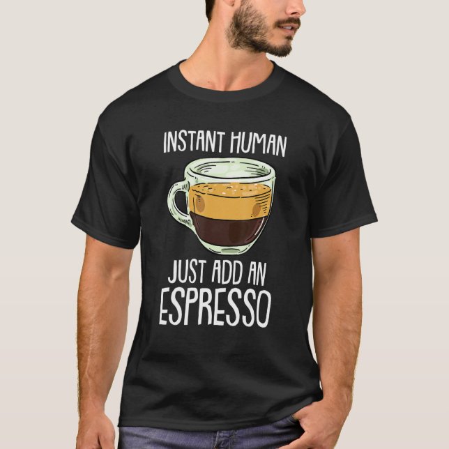 Barista Beans Coffee Espresso T-Shirt (Vorderseite)