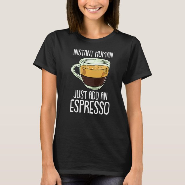 Barista Beans Coffee Espresso T-Shirt (Vorderseite)