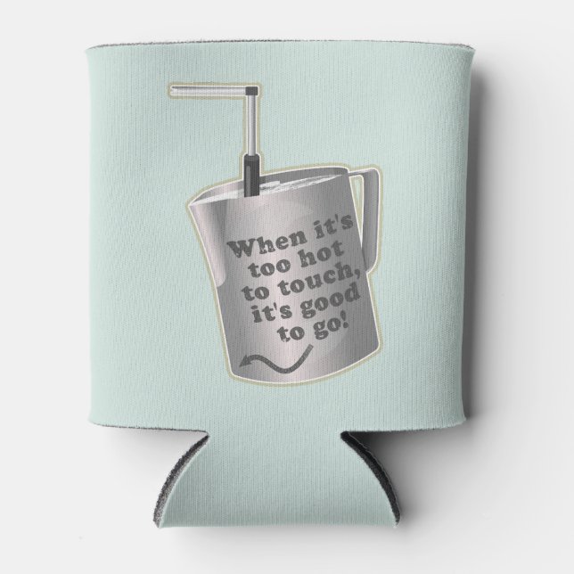 Barista cafe milch Erwärmung jug Dosenkühler (Vorderseite)