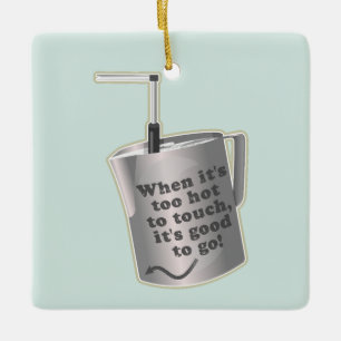 Barista cafe milch Erwärmung jug Keramikornament