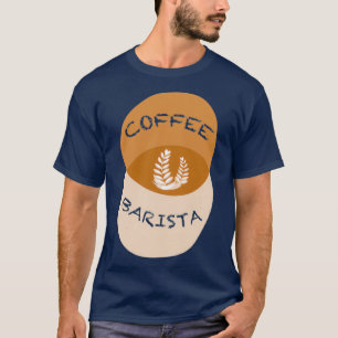 Barista Coffe Foam Art Venn Diagramm für Barista T-Shirt
