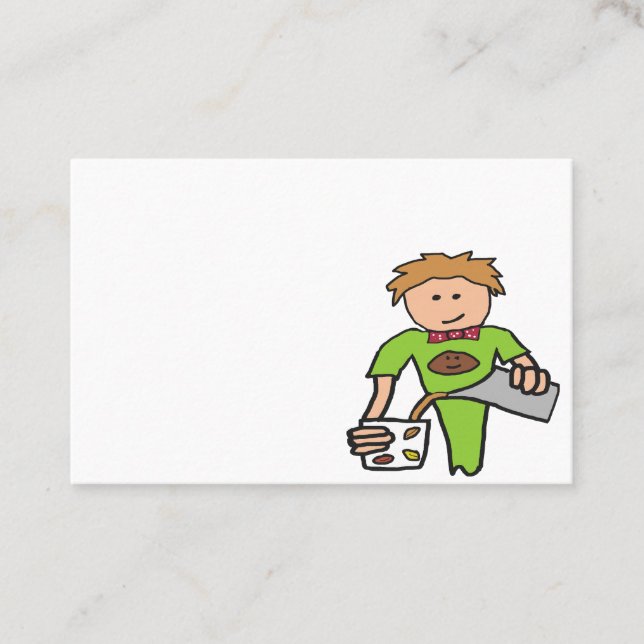 Barista Coffee Shop Visitenkarte (Vorderseite)