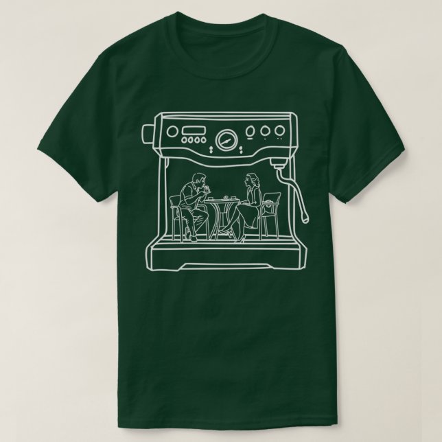 Barista Coffeemaker 10 T-Shirt (Design vorne)