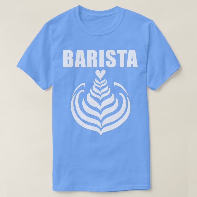 Barista Coffeemaker Kaffeebohnen T-Shirt (Design vorne)
