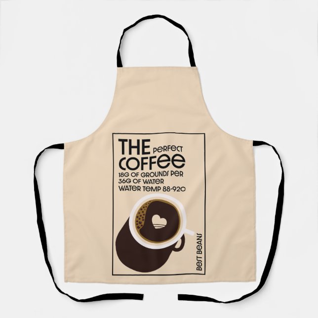 Barista Coffeeshop Schürze (Vorderseite)