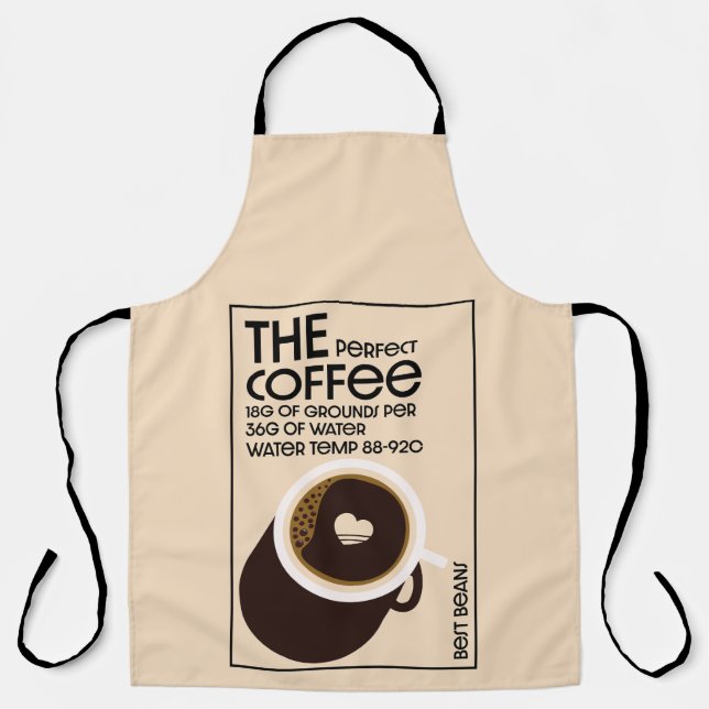 Barista Coffeeshop Schürze (Vorderseite)
