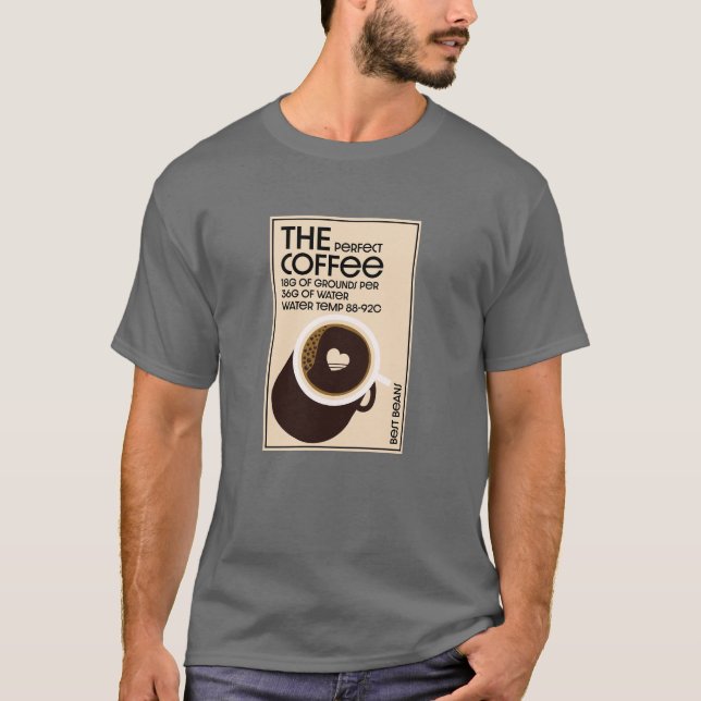 Barista Coffeeshop T-Shirt (Vorderseite)