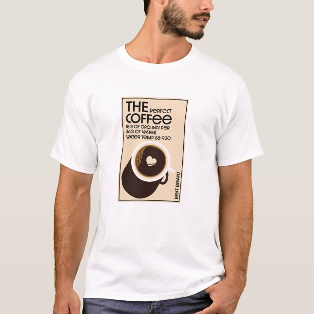 Barista Coffeeshop T-Shirt (Vorderseite)