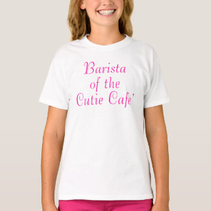 Barista des Süsse Café' Zitat T-Shirt