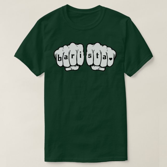 Barista fists 5 T-Shirt (Design vorne)