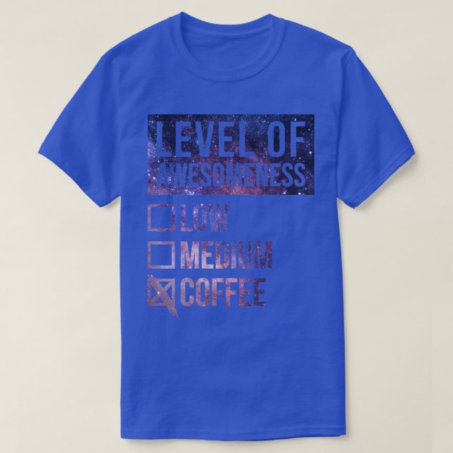 Barista Funny Art Kaffeegrad 3 T-Shirt (Design vorne)