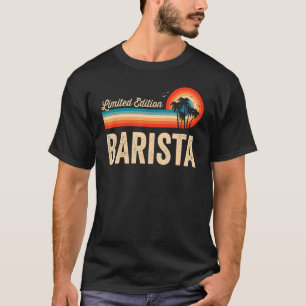 Barista Geburtstag Retro Vintage Männer Frauen Vat T-Shirt