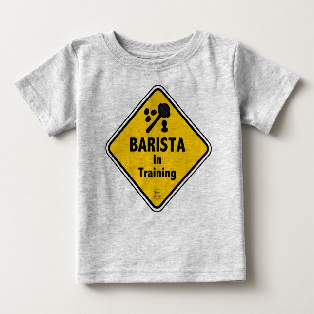 Barista in Ausbildung Baby T-shirt (Vorderseite)