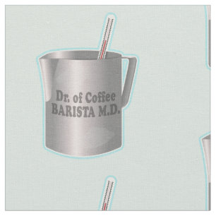 Barista Kaffee macht lustigen Arzt Stoff