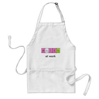 Barista Namen-Schürze periodischer Tabelle Schürze
