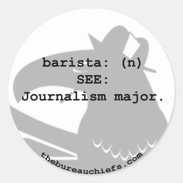Barista Sticker (Vorderseite)