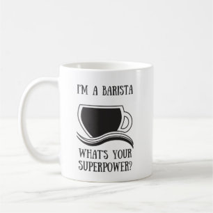 Barista Supermacht-Kaffee-Tasse Kaffeetasse