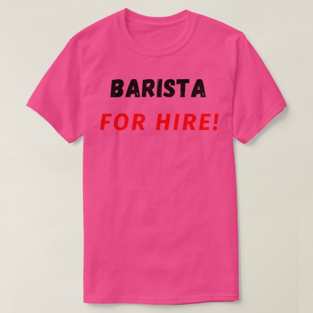 Barista T-Shirt (Design vorne)
