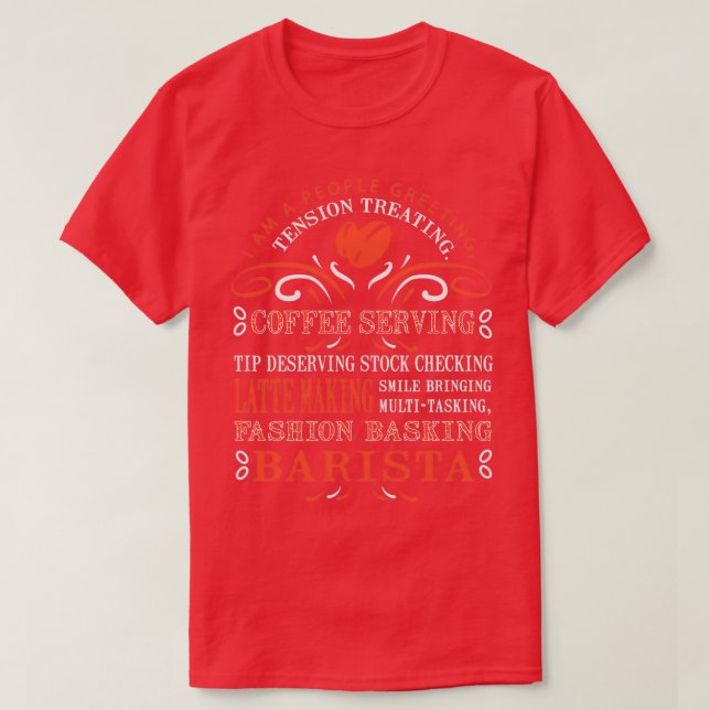 Barista T Shirt Classic TShirt (Design vorne)